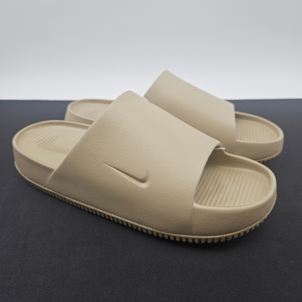 Nike Calm Slide Khaki Tan Foam Sandals FD4116-201 Mens 13 New